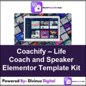 Coachify – Life Coach and Speaker Elementor Template Kit