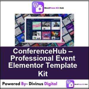 ConferenceHub – Professional Event Elementor Template Kit