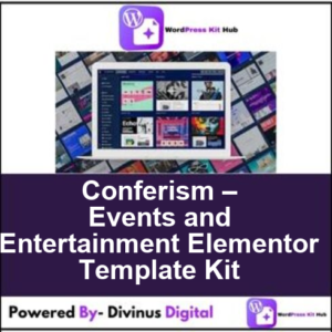 Conferism – Events and Entertainment Elementor Template Kit