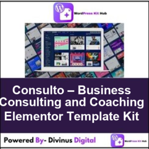 Consulto – Business Consulting and Coaching Elementor Template Kit