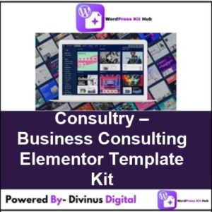 Consultry – Business Consulting Elementor Template Kit