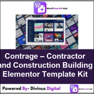 Contrage – Contractor and Construction Building Elementor Template Kit
