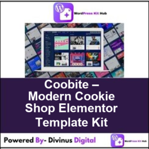 Coobite – Modern Cookie Shop Elementor Template Kit