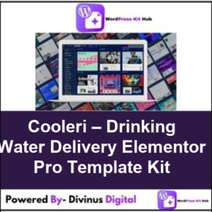 Cooleri – Drinking Water Delivery Elementor Pro Template Kit