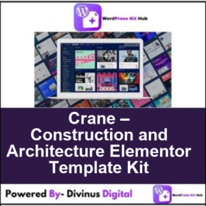 Crane – Construction and Architecture Elementor Template Kit