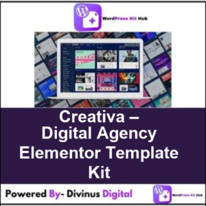 Creativa – Digital Agency Elementor Template Kit