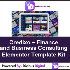Credixo – Finance and Business Consulting Elementor Template Kit
