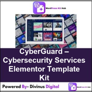 CyberGuard – Cybersecurity Services Elementor Template Kit