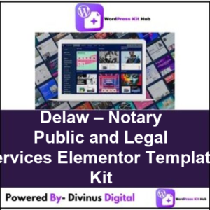 Delaw – Notary Public and Legal Services Elementor Template Kit