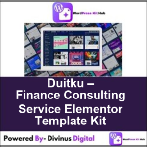 Duitku – Finance Consulting Service Elementor Template Kit