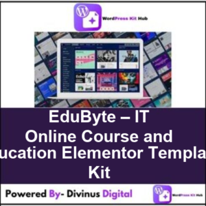 EduByte – IT Online Course and Education Elementor Template Kit