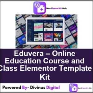 Eduvera – Online Education Course and Class Elementor Template Kit