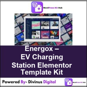 Energox – EV Charging Station Elementor Template Kit