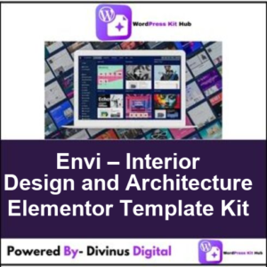 Envi – Interior Design and Architecture Elementor Template Kit