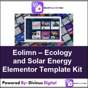 Eolimn – Ecology and Solar Energy Elementor Template Kit