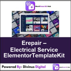 Erepair – Electrical Service ElementorTemplateKit