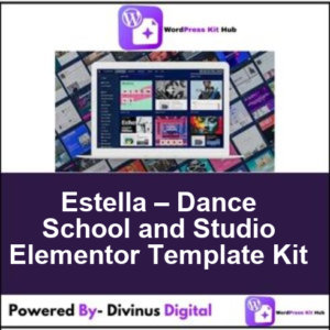 Estella – Dance School and Studio Elementor Template Kit