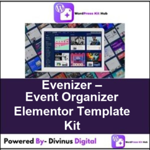 Evenizer – Event Organizer Elementor Template Kit