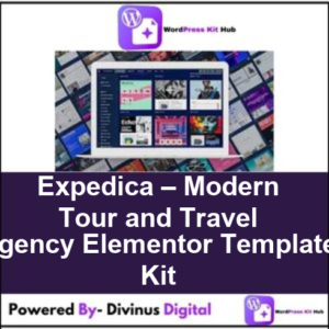 Expedica – Modern Tour and Travel Agency Elementor Template Kit