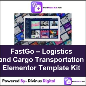 FastGo – Logistics and Cargo Transportation Elementor Template Kit