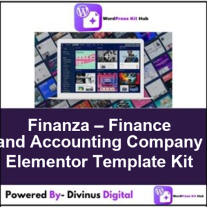 Finanza – Finance and Accounting Company Elementor Template Kit