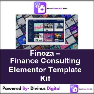 Finoza – Finance Consulting Elementor Template Kit