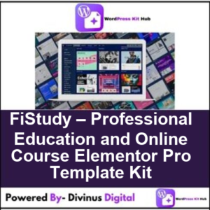 FiStudy – Professional Education and Online Course Elementor Pro Template Kit