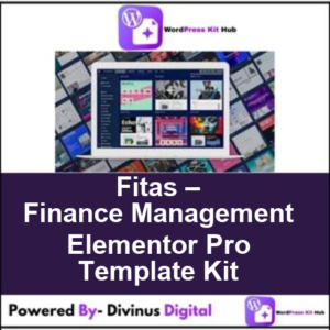 Fitas – Finance Management Elementor Pro Template Kit