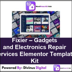 Fixier – Gadgets and Electronics Repair Services Elementor Template Kit