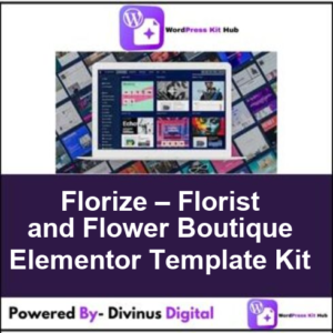 Florize – Florist and Flower Boutique Elementor Template Kit