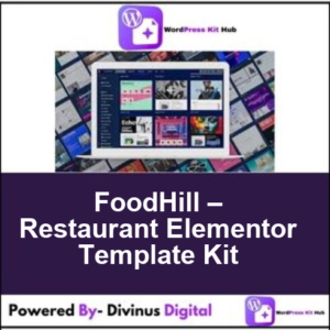 FoodHill – Restaurant Elementor Template Kit
