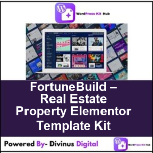 FortuneBuild – Real Estate Property Elementor Template Kit