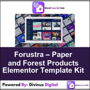 Forustra – Paper and Forest Products Elementor Template Kit