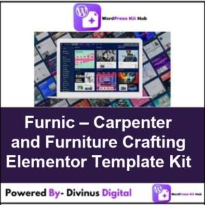 Furnic – Carpenter and Furniture Crafting Elementor Template Kit