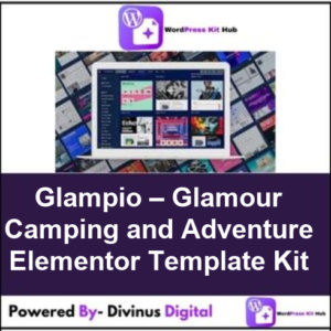 Glampio – Glamour Camping and Adventure Elementor Template Kit