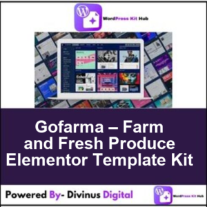 Gofarma – Farm and Fresh Produce Elementor Template Kit