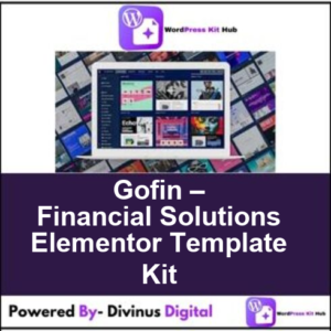 Gofin – Financial Solutions Elementor Template Kit