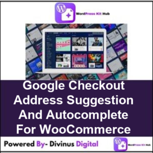 Google Checkout Address Suggestion And Autocomplete For WooCommerce