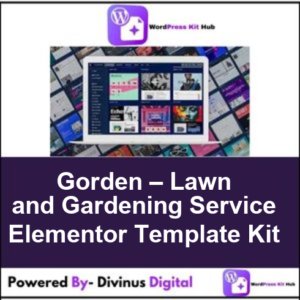 Gorden – Lawn and Gardening Service Elementor Template Kit
