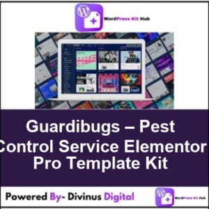Guardibugs – Pest Control Service Elementor Pro Template Kit