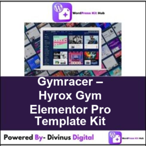 Gymracer – Hyrox Gym Elementor Pro Template Kit