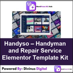 Handyso – Handyman and Repair Service Elementor Template Kit