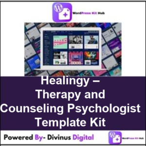Healingy – Therapy and Counseling Psychologist Template Kit
