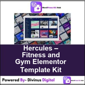 Hercules – Fitness and Gym Elementor Template Kit