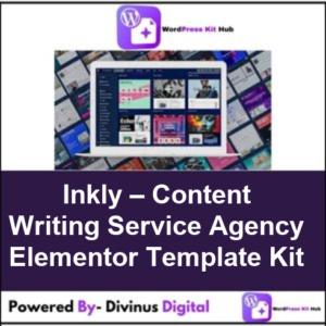 Inkly – Content Writing Service Agency Elementor Template Kit