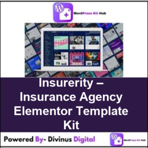 Insurerity – Insurance Agency Elementor Template Kit