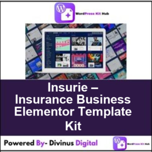 Insurie – Insurance Business Elementor Template Kit