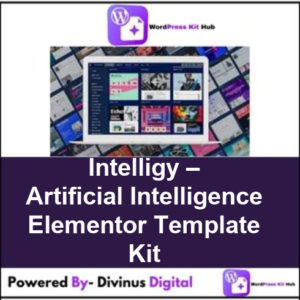 Intelligy – Artificial Intelligence Elementor Template Kit