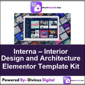 Interna – Interior Design and Architecture Elementor Template Kit