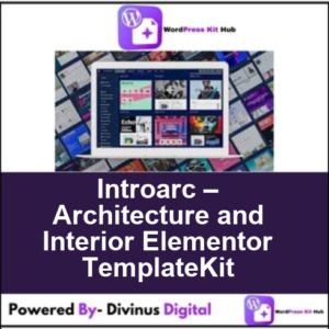 Introarc – Architecture and Interior Elementor TemplateKit